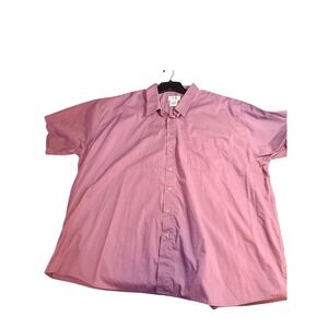 Kings Court Button Down Shirt Size 20 Short Sleeve Classic Fit